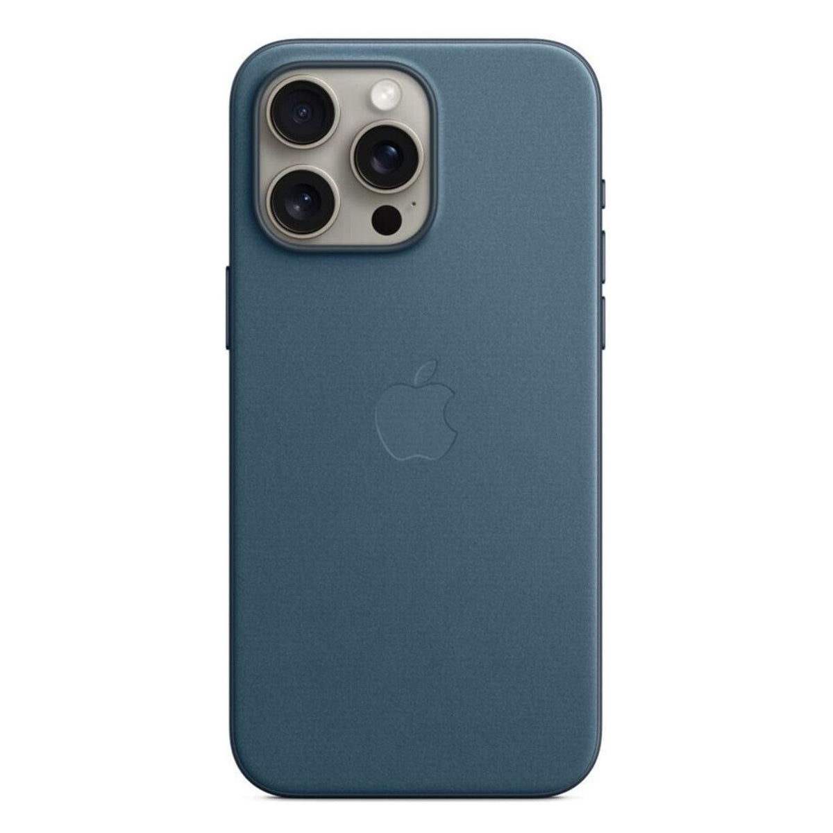 Produktbild Smartphone-Hülle - Apple iPhone 15 Pro Max Feingewebe Case Pazifik blau mit MagSafe