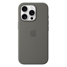 Apple Silikon Case mit MagSafe Steingrau passend für iPhone 16 Pro