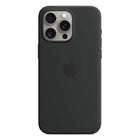 Apple Silikon Case mit MagSafe Schwarz passend für iPhone 15 Pro Max