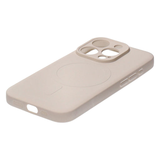 Produktbild Smartphone-Hülle - Mobilize Protection Pack iPhone 15 Pro Silikon Case Creme und Displayschutz