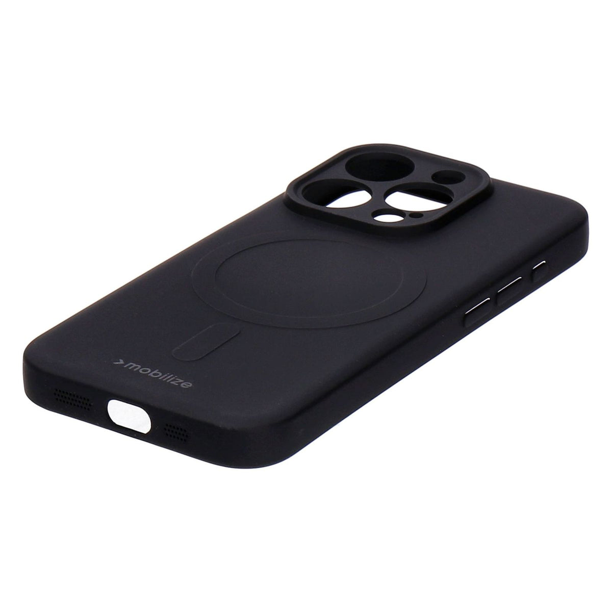 Produktbild Smartphone-Hülle - Mobilize Protection Pack iPhone 15 Pro Silikon Case schwarz und Displayschutz