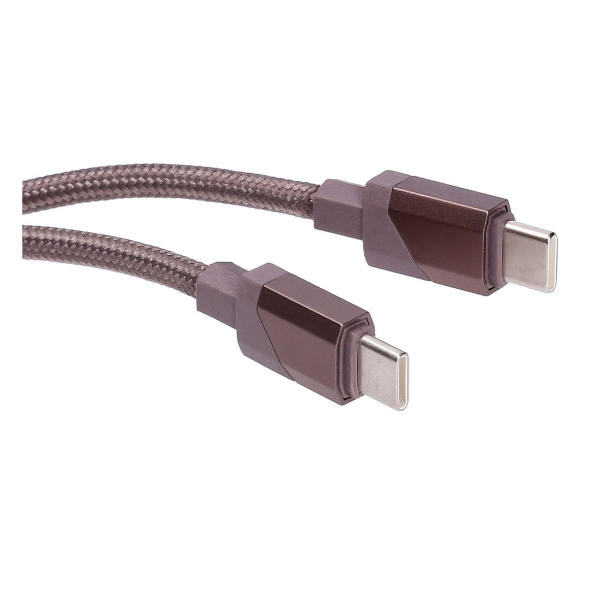 Produktbild USB-Kabel - SDL Lade- und Synchonisierungskabel 1,2 m USB-C auf USB-C Stoff ummantelt braun