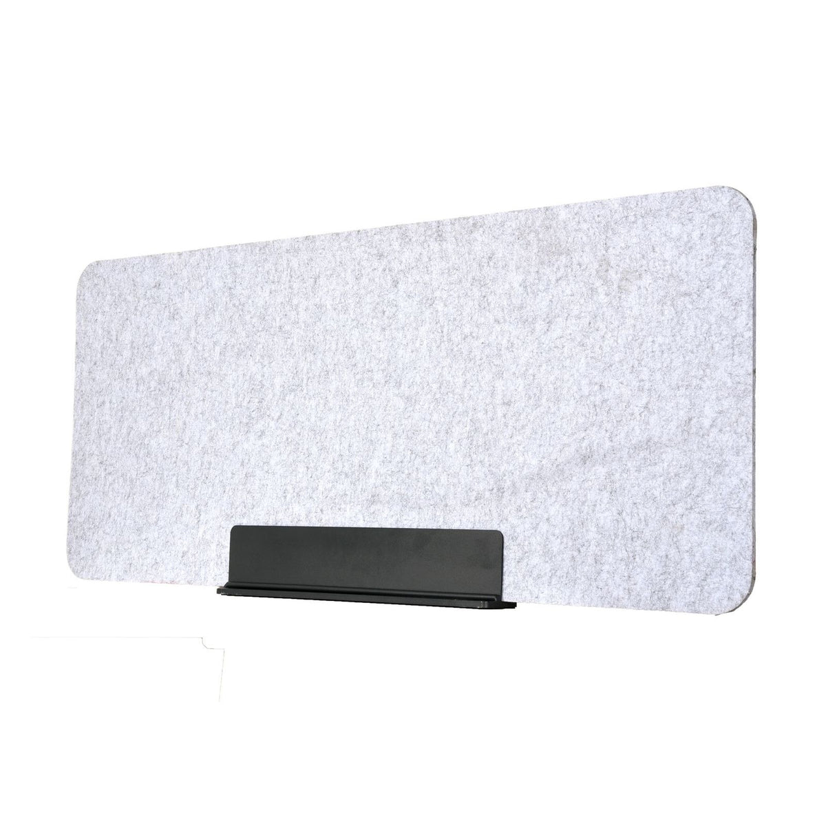 Produktbild Schreibtischaufsatz - Schreibtisch Trennwand inkl. Metallfuß ca. 50 x 120cm