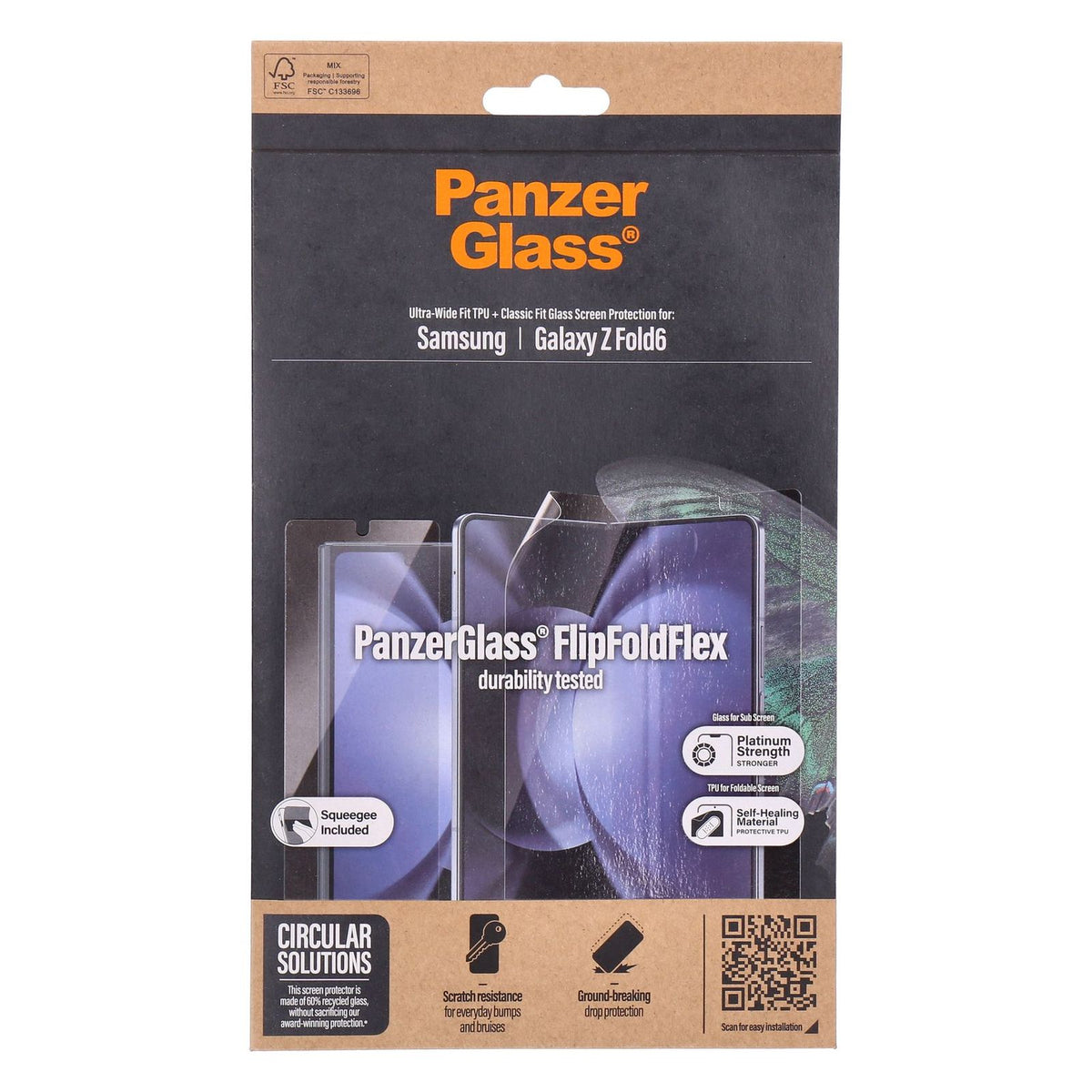 Produktbild Displayschutzglas - PanzerGlass FlipFoldFlex Samsung Galaxy Z Fold6 Displayschutz