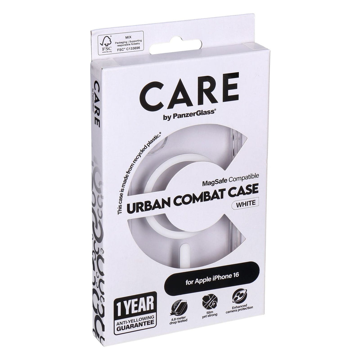 Produktbild Displayschutzglas - Care by PanzerGlass Case iPhone 16 transparent