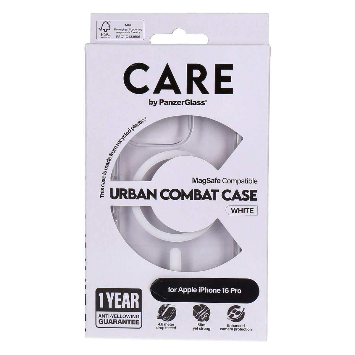 Produktbild Displayschutzglas - Care by PanzerGlass Case iPhone 16 Pro transparent