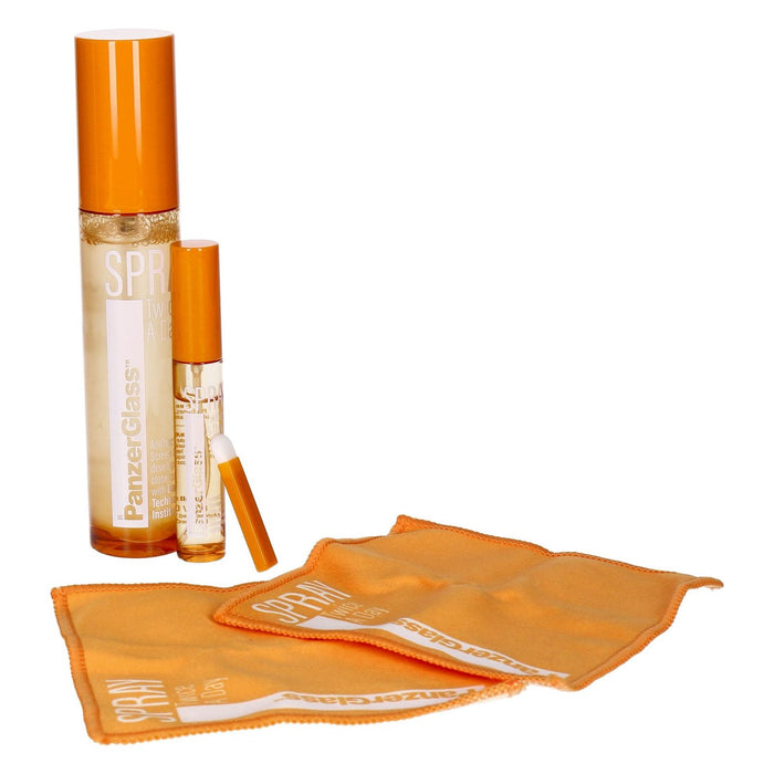 Panzerglas Spray Twice A Day Displayreiniger Spray 8 und 100ml inkl. Micorfasertuch