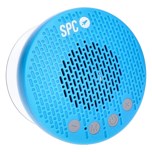 Produktbild wireless In-Ear-Kopfhörer - SPC Splash Bluetooth Lautsprecher blau mit Saugnapf