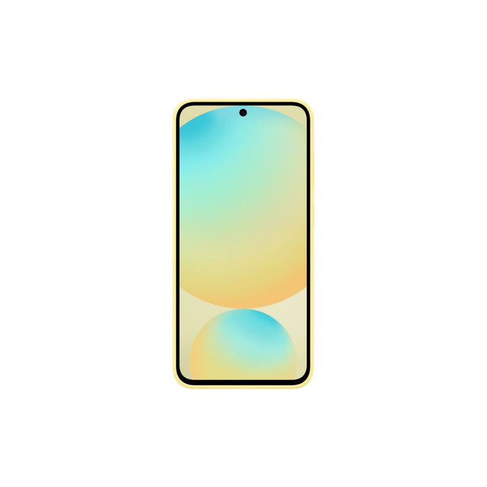 Samsung Silicone Case für Galaxy S24 FE Gelb