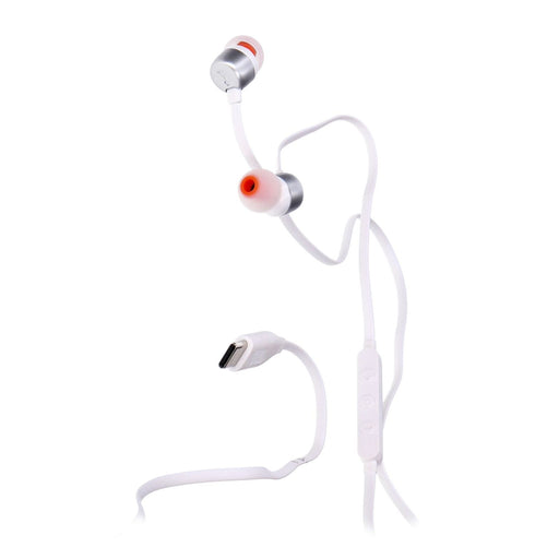 Produktbild wireless In-Ear-Kopfhörer - JBL Tune 310C USB-C In Ear Kopfhörer weiß kabelgebunden