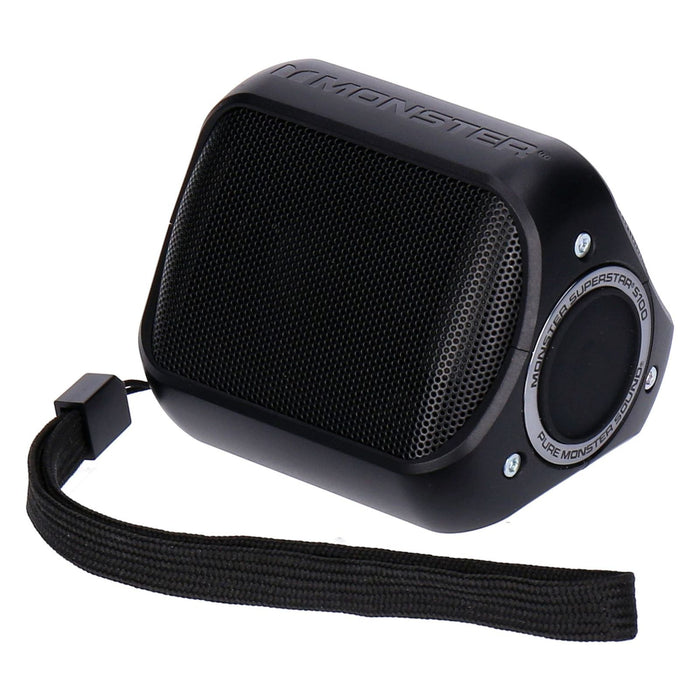 Monster Superstar S100 Bluetooth Lautsprecher schwarz wasserdicht IPX7