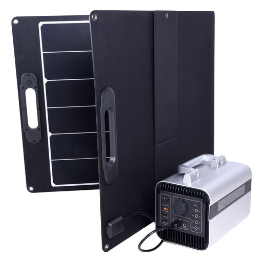 Produktbild Solaranlage - Sunlight Solarpanel GSM100W + BPI Portable Batterie BPS-300MB