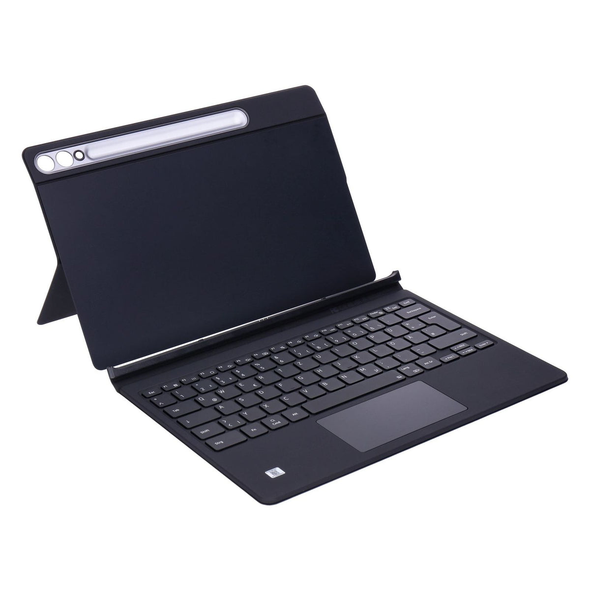 Produktbild Tablet-Tastatur - Book Cover Keyboard Schwarz passend für Samsung Galaxy Tab S9+, Tab S9 FE+