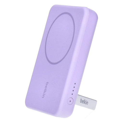 Produktbild Powerbank - Belkin BoostCharge magnetische Powerbank 5K Stand 5000mAh kompatibel mit MagSafe  flieder