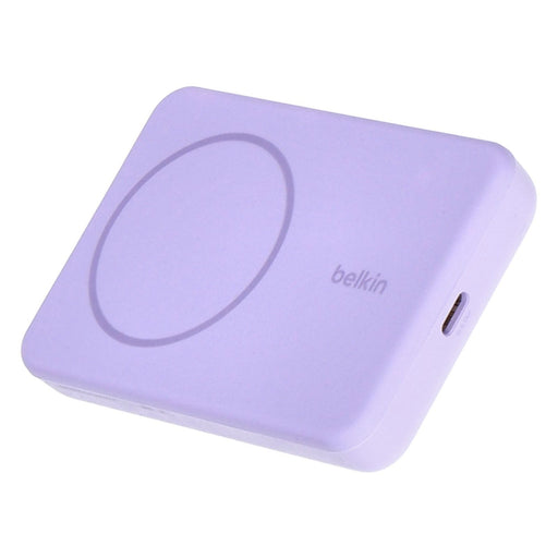 Produktbild Powerbank - Belkin BoostCharge magnetische Powerbank 5K Stand 5000mAh kompatibel mit MagSafe  flieder