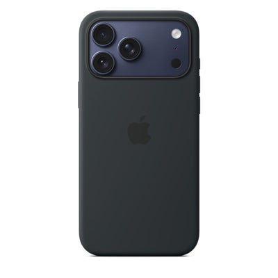 Silikon Case mit MagSafe Schwarz passend für iPhone 17 Pro Max