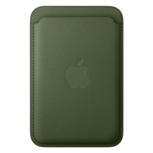Produktbild Smartphone-Hülle - Apple iPhone Feingewebe Wallet Moos grün mit Magsafe