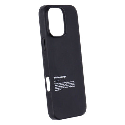 company PLANTPRTCT Case schwarz passend für iPhone 16 Pro Max Join the good fight mit Magsafe