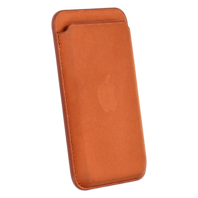 Feingewebe Wallet mit MagSafe fuchsrot