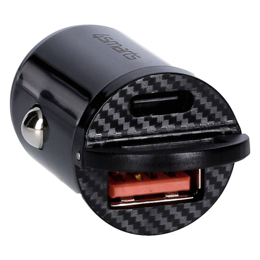 Produktbild Schnelllade-Gerät - 4smarts Fast Car Charger Voltroad Pico Dual 20W schwarz