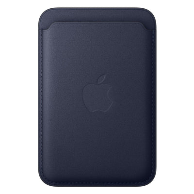 Feingewebe Wallet mit MagSafe navy blau dunkelblau