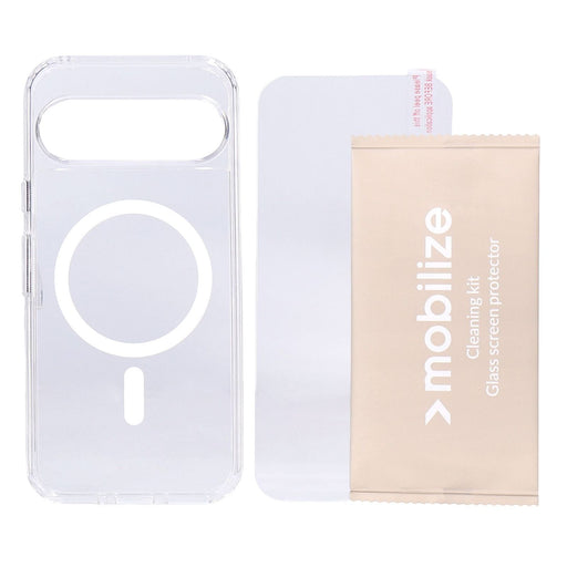 Produktbild Smartphone-Hülle - Mobilize Protection Pack passend für Google Pixel 9 Pro Clear Case und Displayschutz