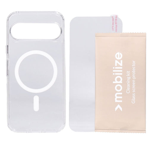 Produktbild Smartphone-Hülle - Mobilize Protection Pack passend für Google Pixel 9 Clear Case und Displayschutz