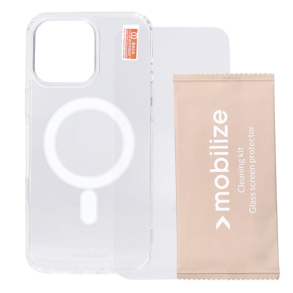 Produktbild Smartphone-Hülle - Mobilize Protection Pack passend für iPhone 16 Pro Max Clear Case und Displayschutz