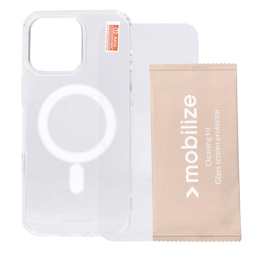 Produktbild Smartphone-Hülle - Mobilize Protection Pack passend für iPhone 16 Pro Max Clear Case und Displayschutz
