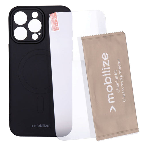 Produktbild Smartphone-Hülle - Mobilize Protection Pack passend für iPhone 16 Pro Max schwarz Case und Displayschutz