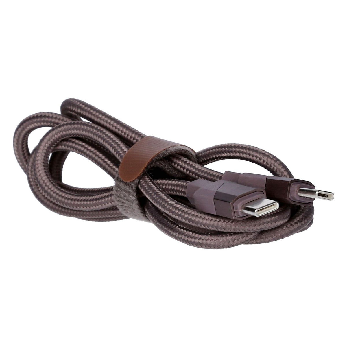 Produktbild USB-Kabel - SDL Lade- und Synchonisierungskabel 1,2 m USB-C auf USB-C Stoff ummantelt braun