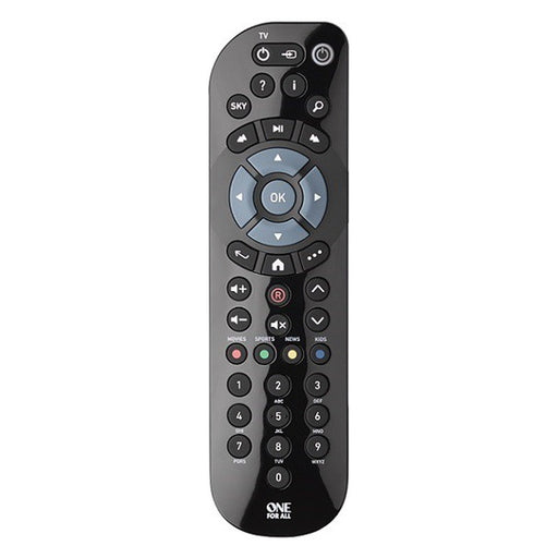 Produktbild Universal-Smart-TV-Fernbedienung - One For All Sky Q Fernbedienung Soundbar- Lautsprecher, TV, TV-Tuner Drucktasten