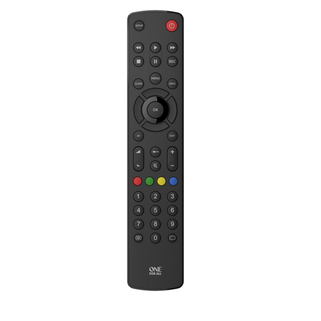 Produktbild Universal-Fernbedienung - One For All Basic URC 1210 Fernbedienung IR Wireless TV Drucktasten