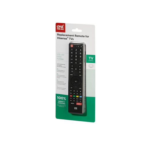 Produktbild Universal-Fernbedienung - One For All TV Replacement Remotes URC 1916 Fernbedienung IR Wireless Drucktasten