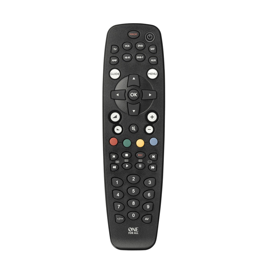 Produktbild Universal-Fernbedienung - One For All Basic URC 2981 Fernbedienung IR Wireless TV, Beistellgerät, DVD/Blu-ray, Soundbar-
