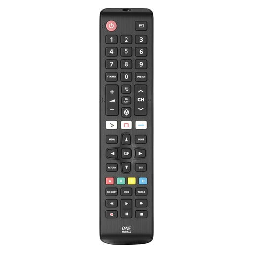 Produktbild Universal-Smart-TV-Fernbedienung - One For All TV Replacement Remotes URC4910 Fernbedienung IR Wireless Drucktasten