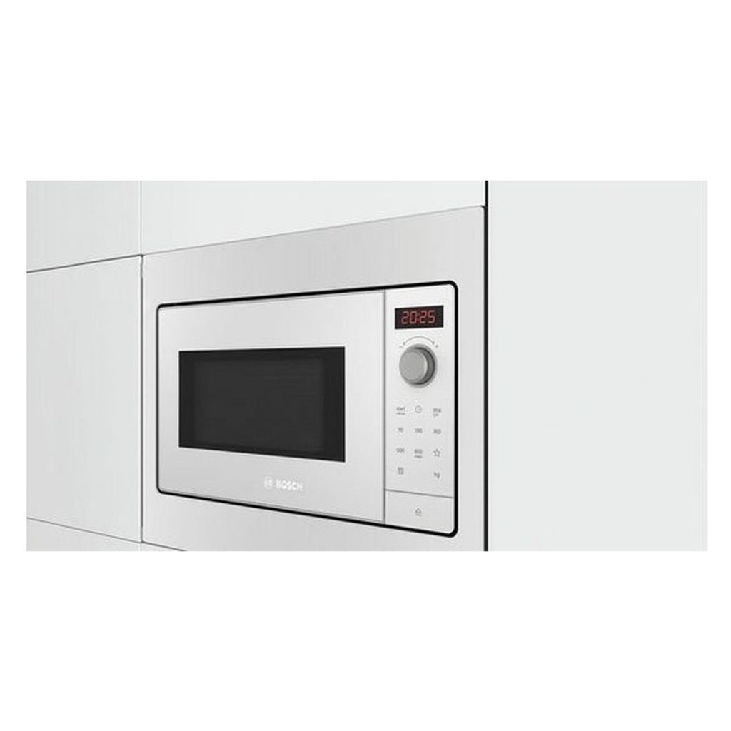Produktbild Einbau-Mikrowelle - Bosch BFL523MW3 Mikrowelle Integriert Solo- Mikrowelle 20 l 800 W Weiß
