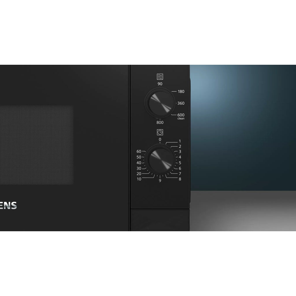 Produktbild Mikrowelle - Siemens iQ300 FF020LMB2 Mikrowelle Über den Bereich Solo-Mikrowelle 20 l 800 W Schwarz