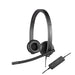 Logitech USB Headset H570e Kopfhörer Verkabelt Kopfband Büro/Callcenter Schwarz