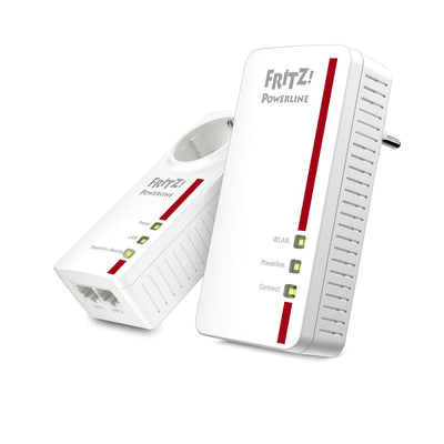 FRITZ!Powerline 1260E WLAN Set 1200 Mbit/s Eingebauter Ethernet-Anschluss Weiß
