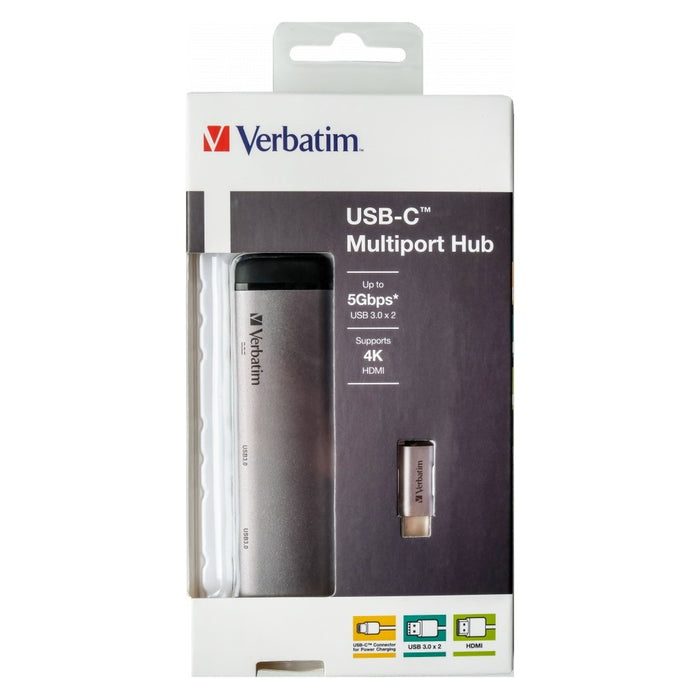 Verbatim 49140 Schnittstellen-Hub USB 3.2 Gen 1 (3.1 Gen 1) Type-C