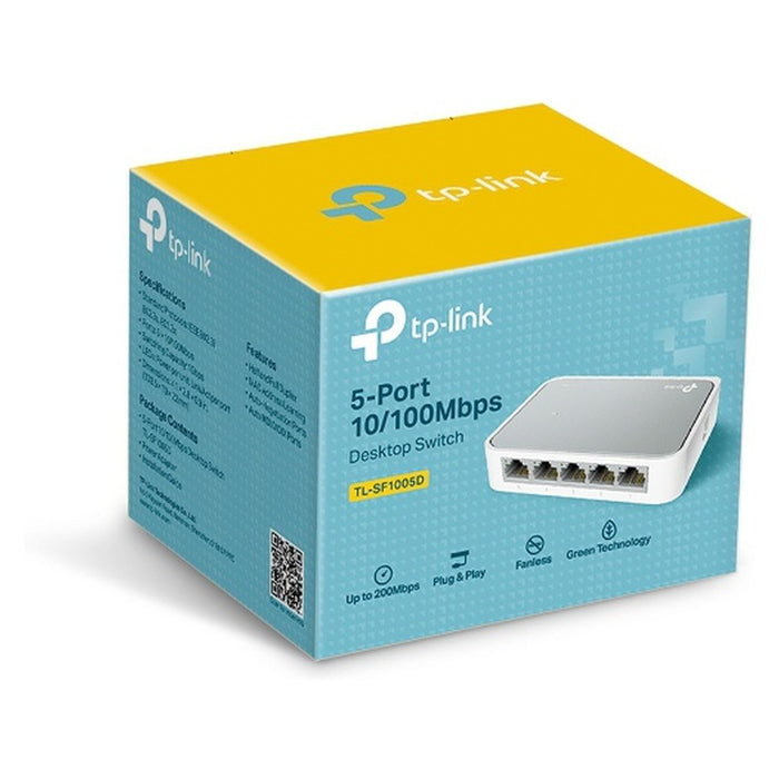 TP-Link TL-SF1005D V15 Netzwerk-Switch Managed Fast Ethernet (10/100) Weiß