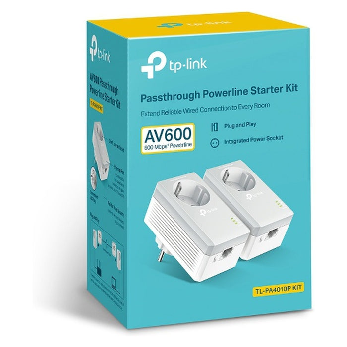 TP-Link TL-PA4010P KIT V5 PowerLine Netzwerkadapter 600 Mbit/s Eingebauter Ethernet-