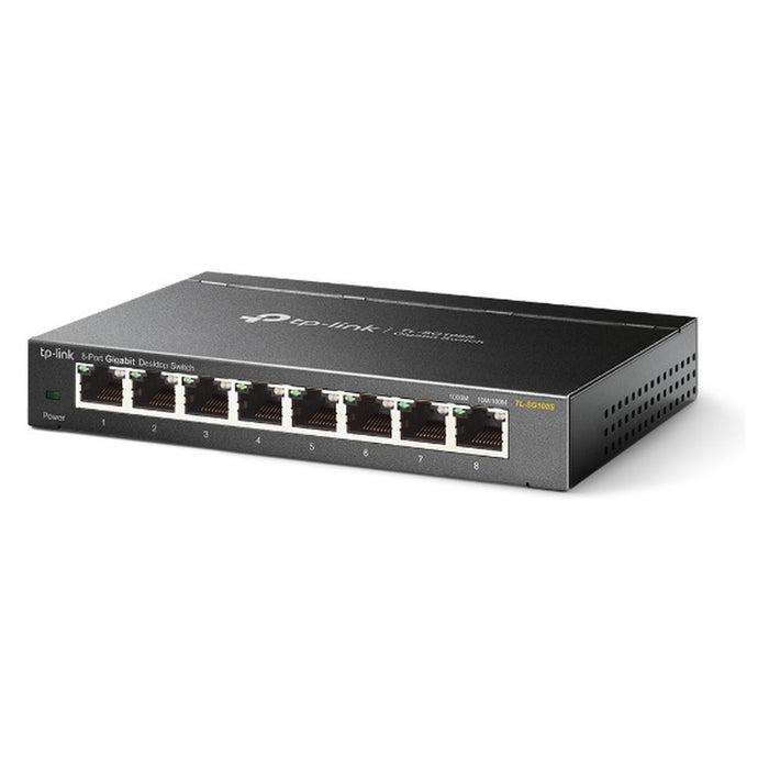 TP-Link TL-SG108S Unmanaged L2 Gigabit Ethernet (10/100/1000) Schwarz