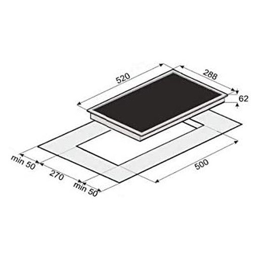 Produktbild Induktions-Kochfeld - Exquisit EKI 300-2 Induktionskochfeld 2 Zonen