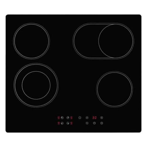 Produktbild Elektro-Kochfeld - Exquisit EKC 601-2 BZ Glaskeramik-Kochfeld schwarz