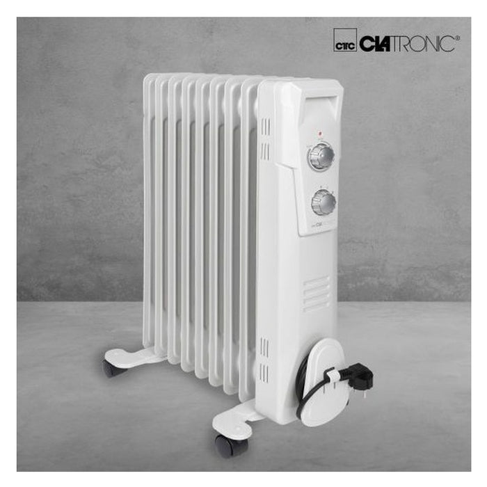 Clatronic RA 3736 Indoor Weiß 2000 W Öl-Heizlüfter