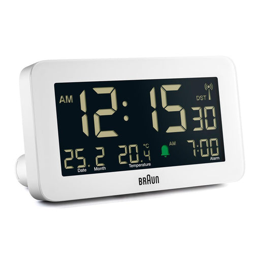 Produktbild Funk-Radiowecker - Braun BC10 Digitaler Wecker Weiß