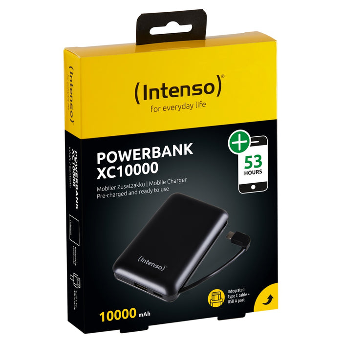 Intenso 7314530 Akkuladegerät Lithium Polymer (LiPo) 10000 mAh Schwarz