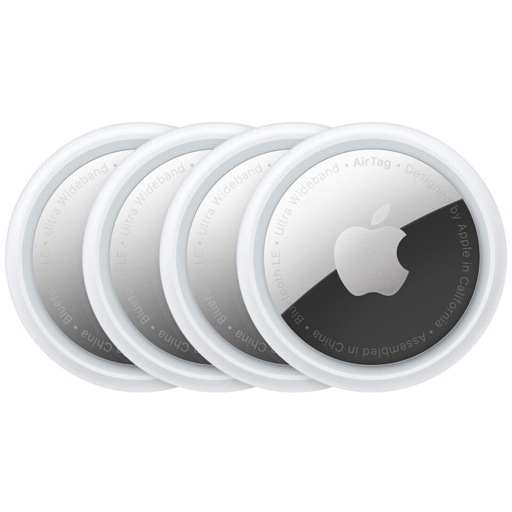 Produktbild Bluetooth-Tracker - Apple AirTag 4er Pack NFC-Tag Bluetooth Tracker in Weiß & Silber